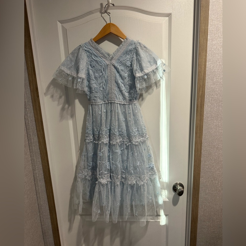 EUC Girls Blue Ivy City Co Blue Dress
